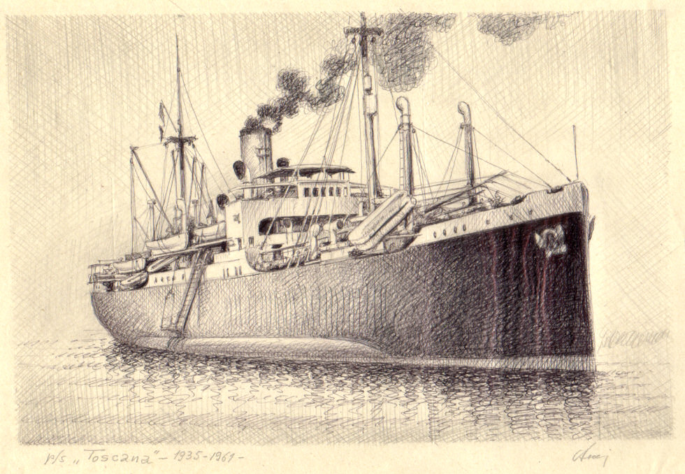 1935 - Piroscafo 'Toscana'